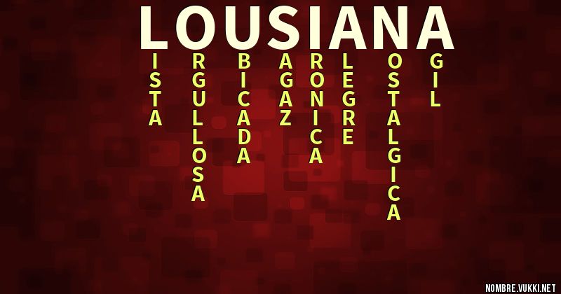 Acróstico lousiana