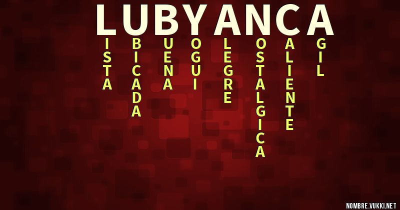 Acróstico lubyanca