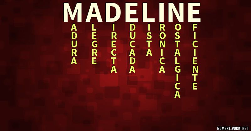 Acróstico madeline