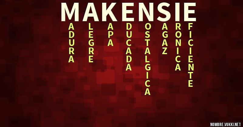 Acróstico makensie