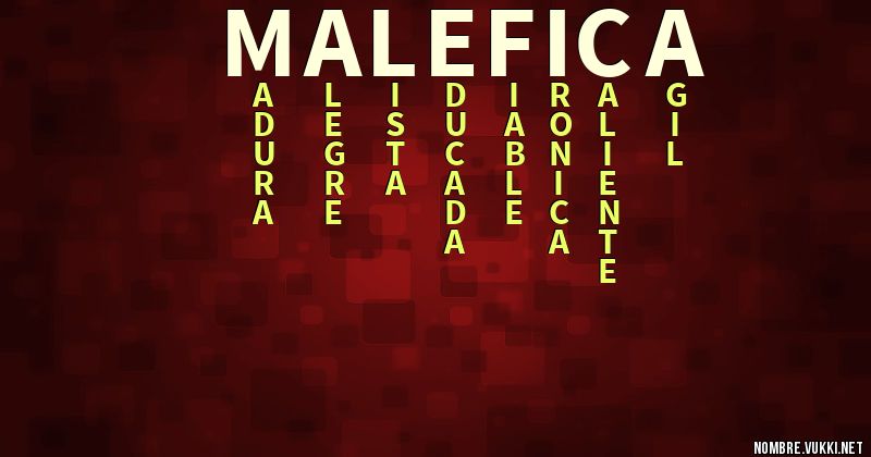 Acróstico malefica