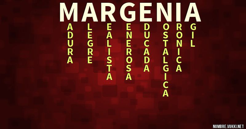 Acróstico margenia