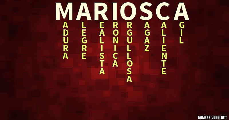 Acróstico mariosca