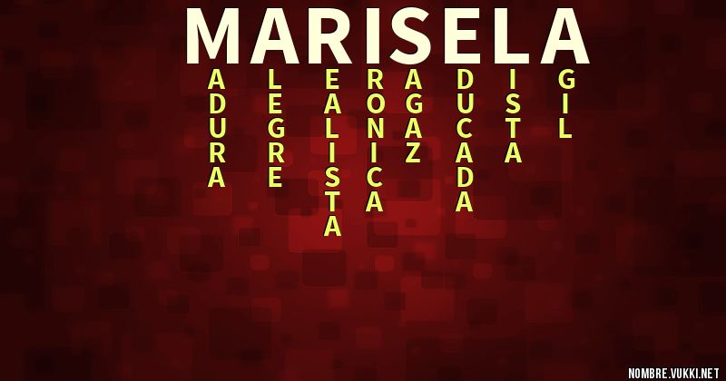 Acróstico marisela