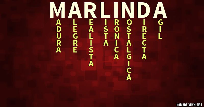 Acróstico marlinda