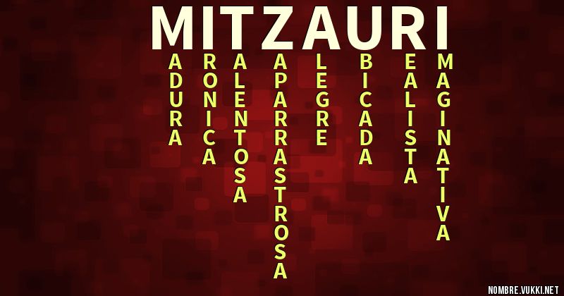 Acróstico mitzauri