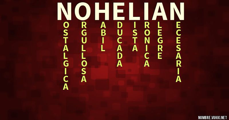 Acróstico nohelian