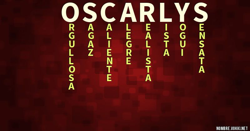 Acróstico oscarlys