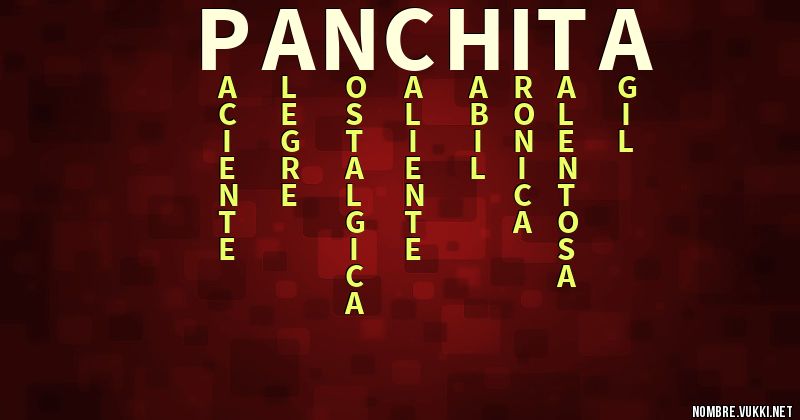 Acróstico panchita