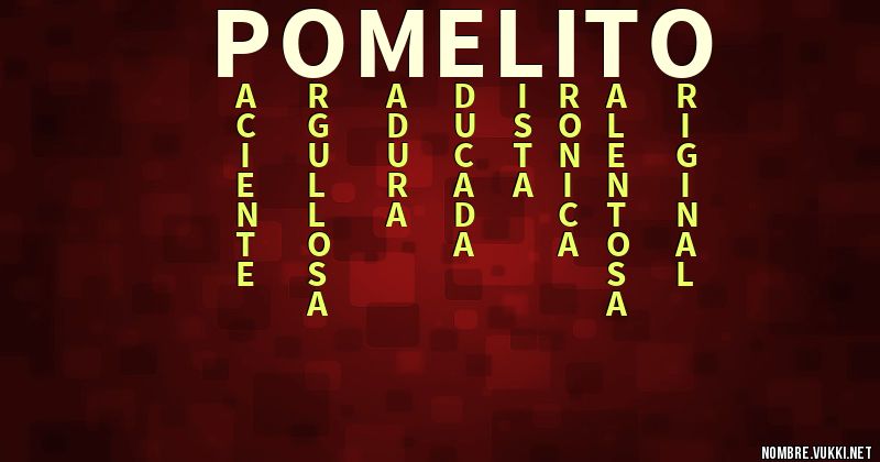 Acróstico pomelito