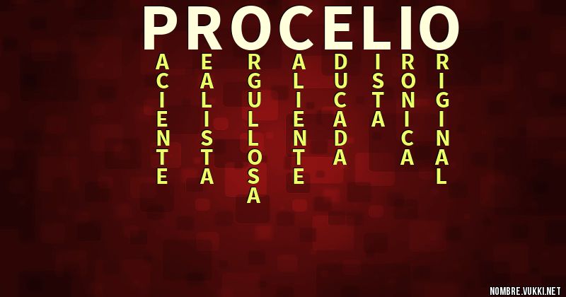 Acróstico procelio