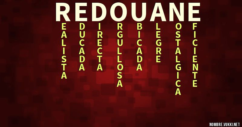 Acróstico redouane