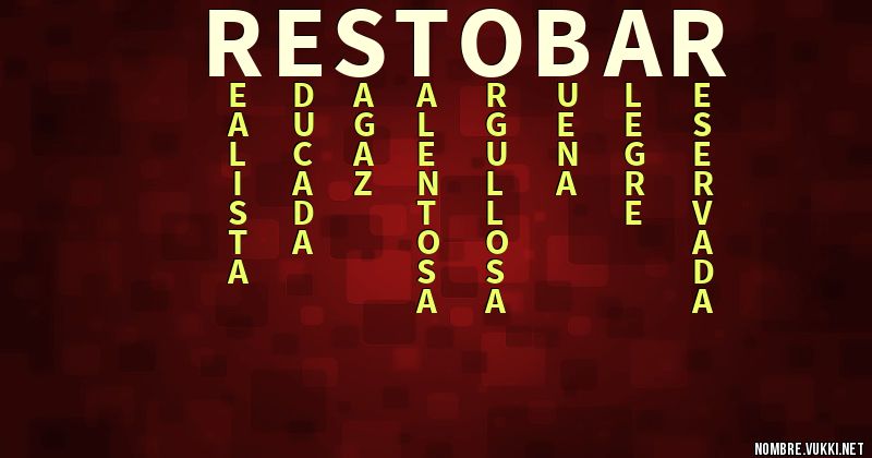 Acróstico restobar