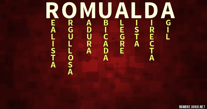 Acróstico romualda