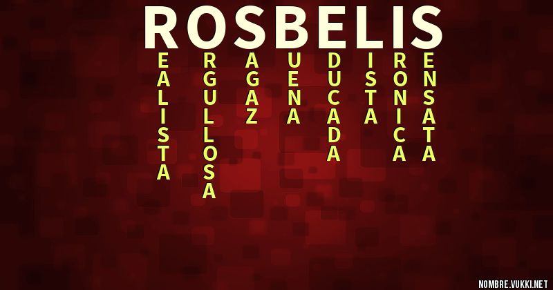 Acróstico rosbelis