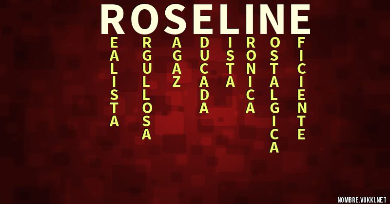 Acróstico roseline