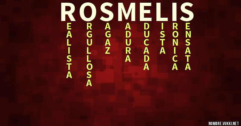 Acróstico rosmelis