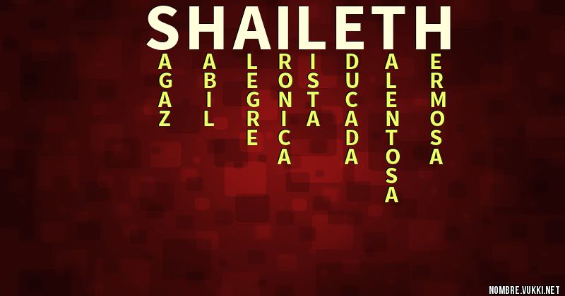 Acróstico shaileth