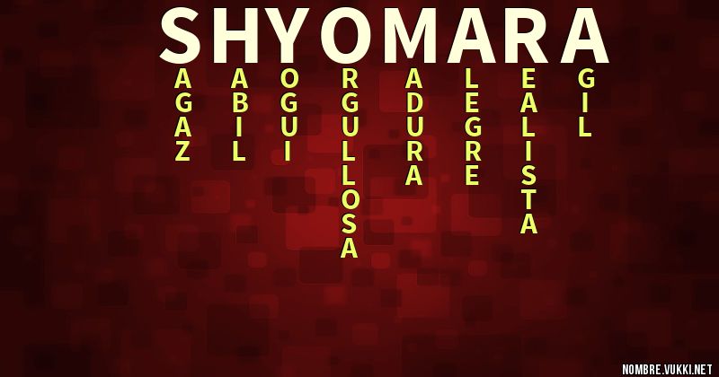 Acróstico shyomara