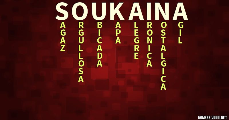 Acróstico soukaina