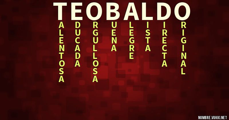 Acróstico teobaldo