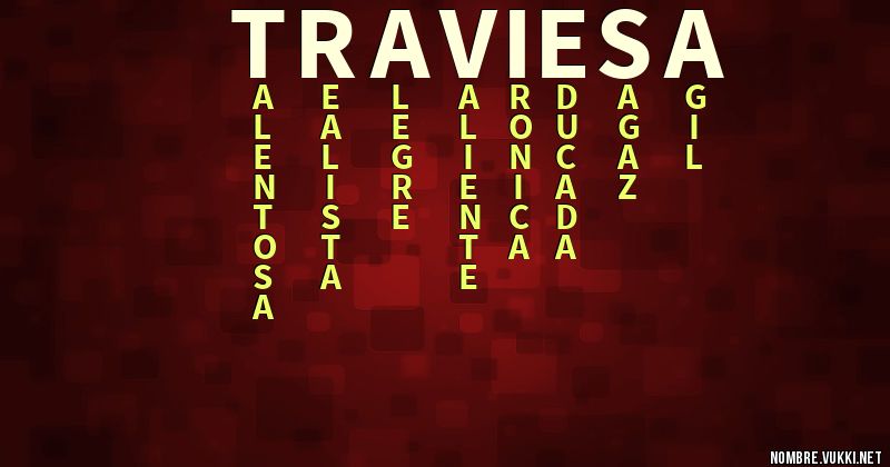 Acróstico traviesa