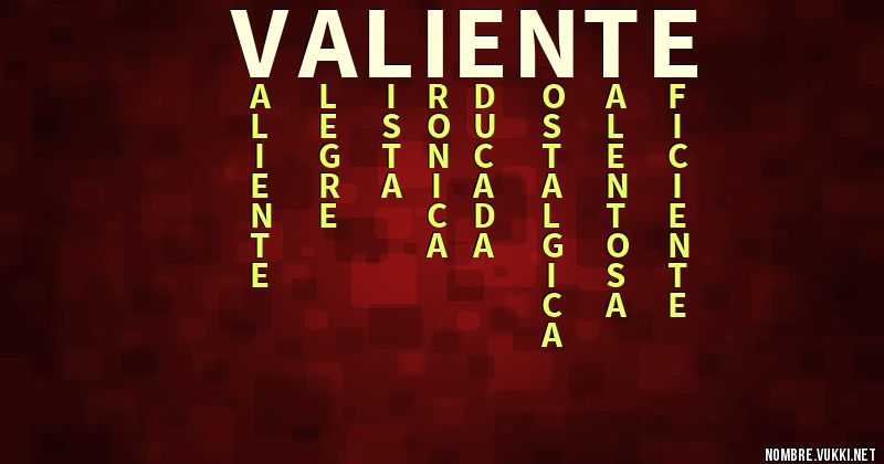 Acróstico valiente