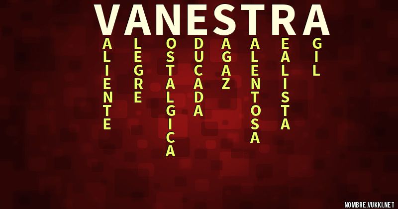 Acróstico vanestra