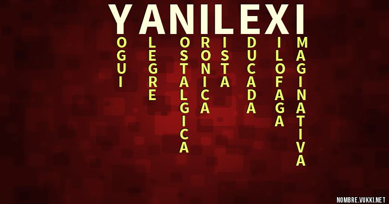 Acróstico yanilexi