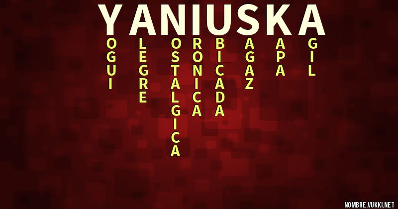 Acróstico yaniuska