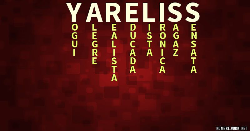 Acróstico yareliss