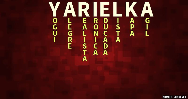 Acróstico yarielka