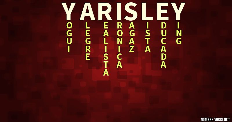 Acróstico yarisley