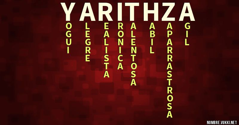 Acróstico yarithza