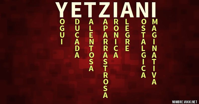 Acróstico yetziani