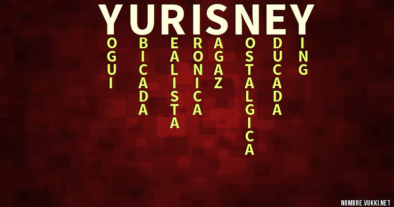 Acróstico yurisney