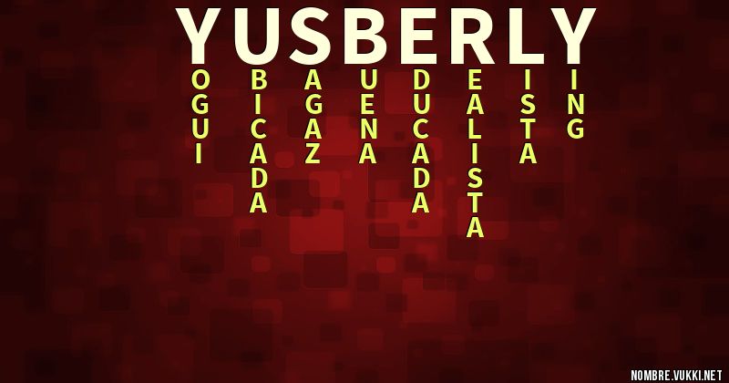 Acróstico yusberly