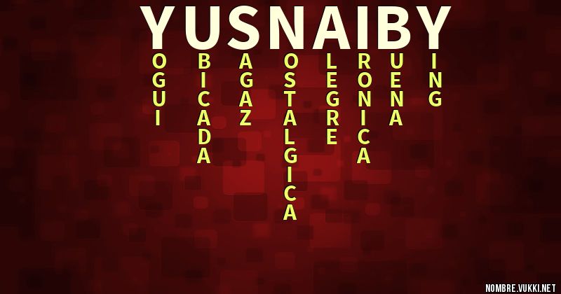 Acróstico yusnaiby