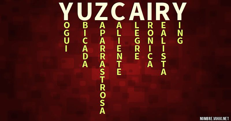 Acróstico yuzcairy