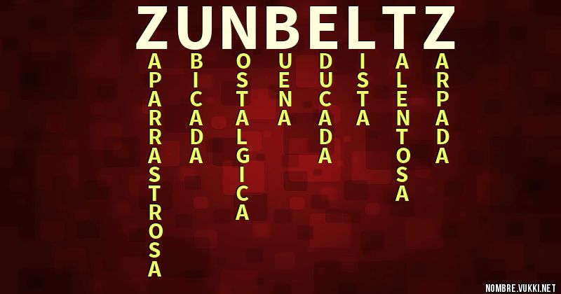 Acróstico zunbeltz