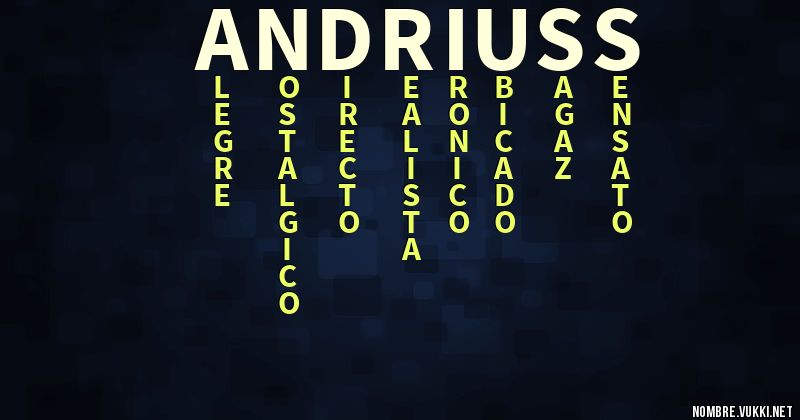Acróstico andriuss