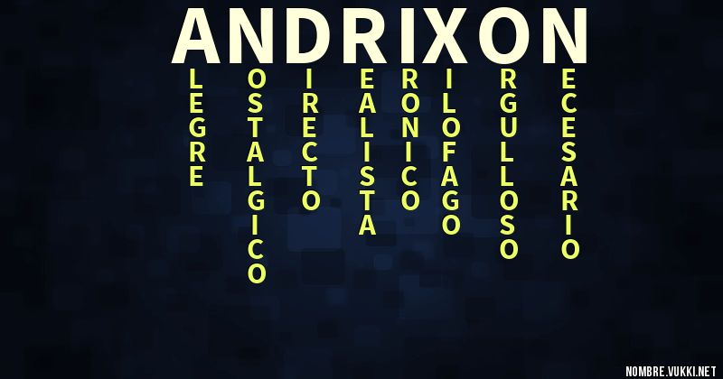 Acróstico andrixon