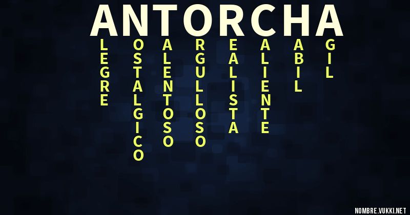 Acróstico antorcha