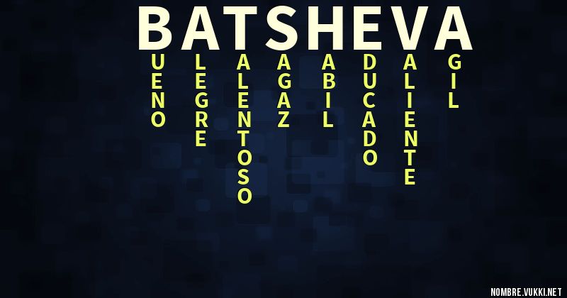 Acróstico batsheva