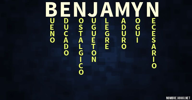 Acróstico benjamyn