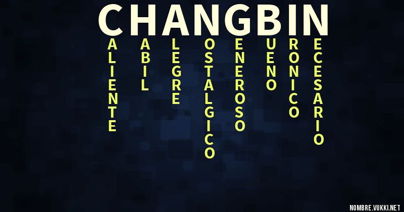 Acróstico changbin