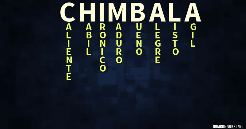 Acróstico chimbala