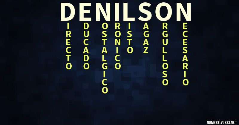 Acróstico denÍlson