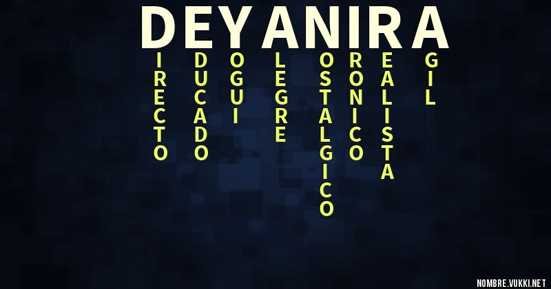 Acróstico deyanira