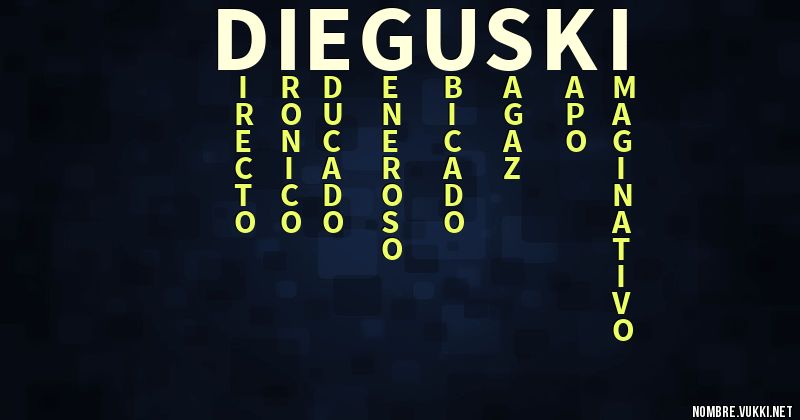 Acróstico dieguski